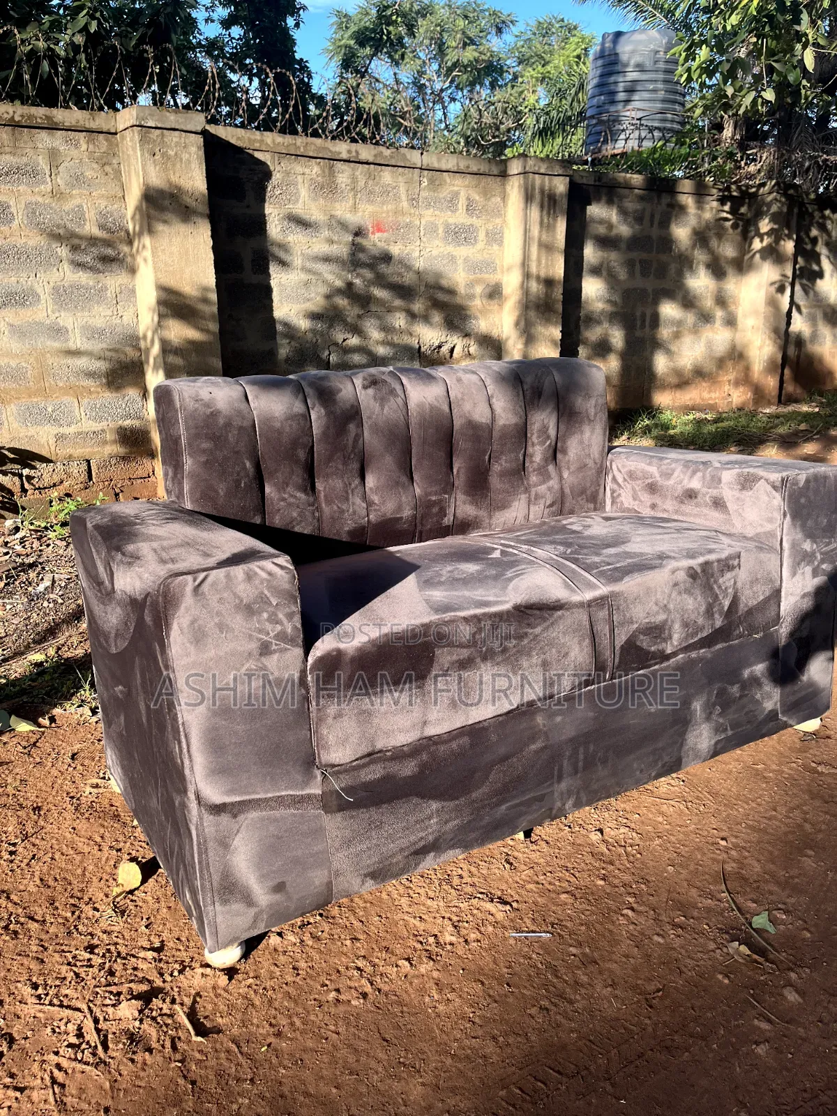Brown 2seater Sofa