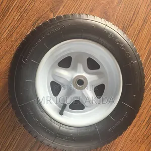 16inch Flat-Free Replacement Wheelbarrow Tire With 5 Five-Spoke Design