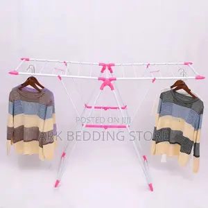 Fold Flat Metal Clothes Drying Rack