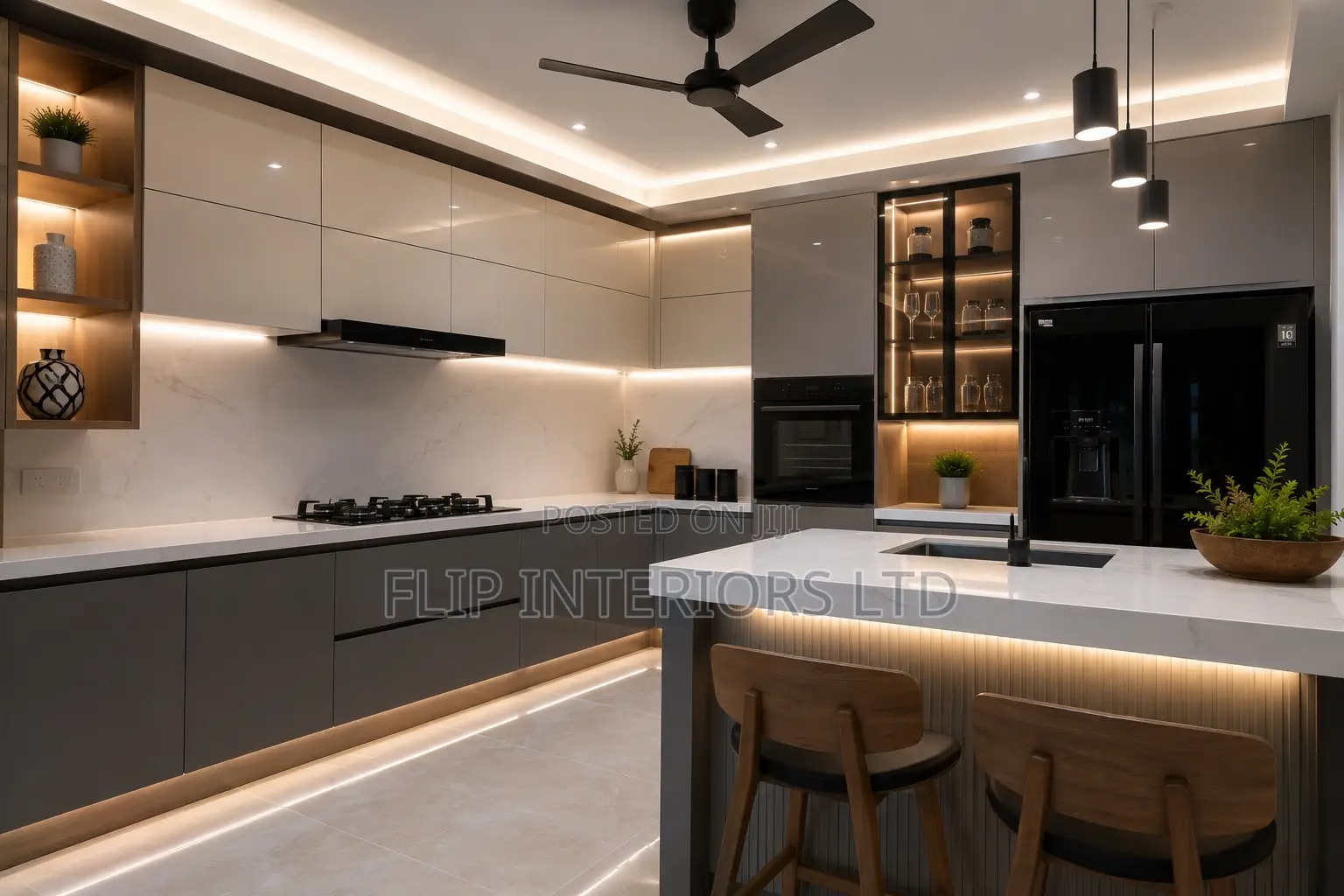 Premium Modular Kitchen Plastic Finishing Services