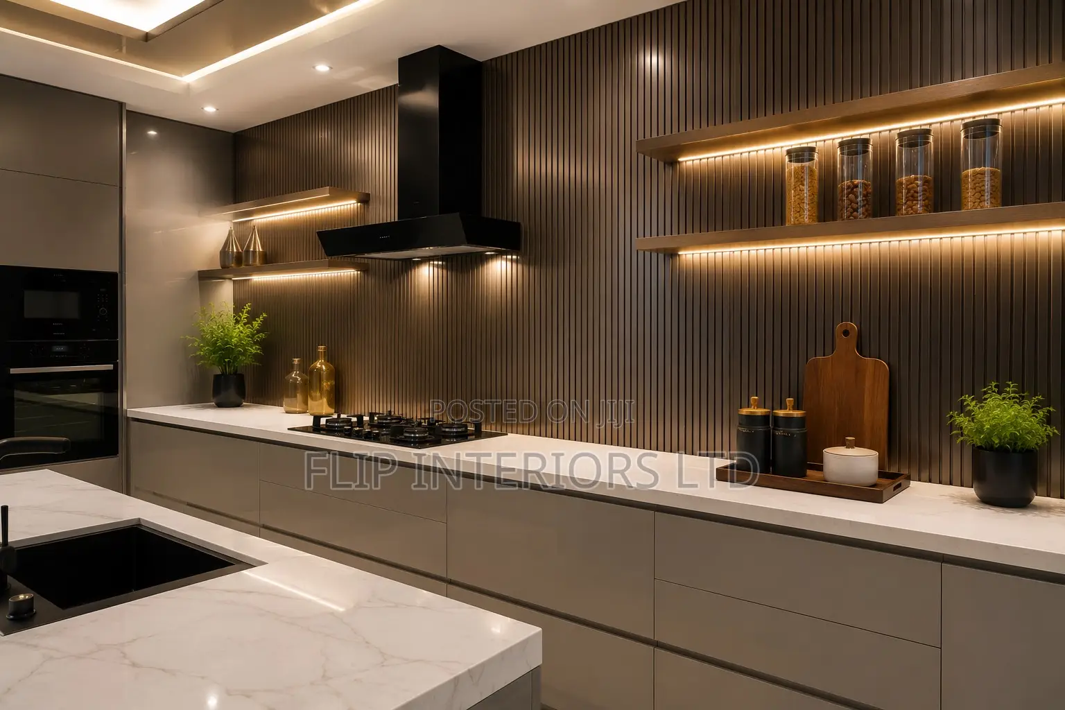 Elegant Kitchen Plastic Wall Cladding Services