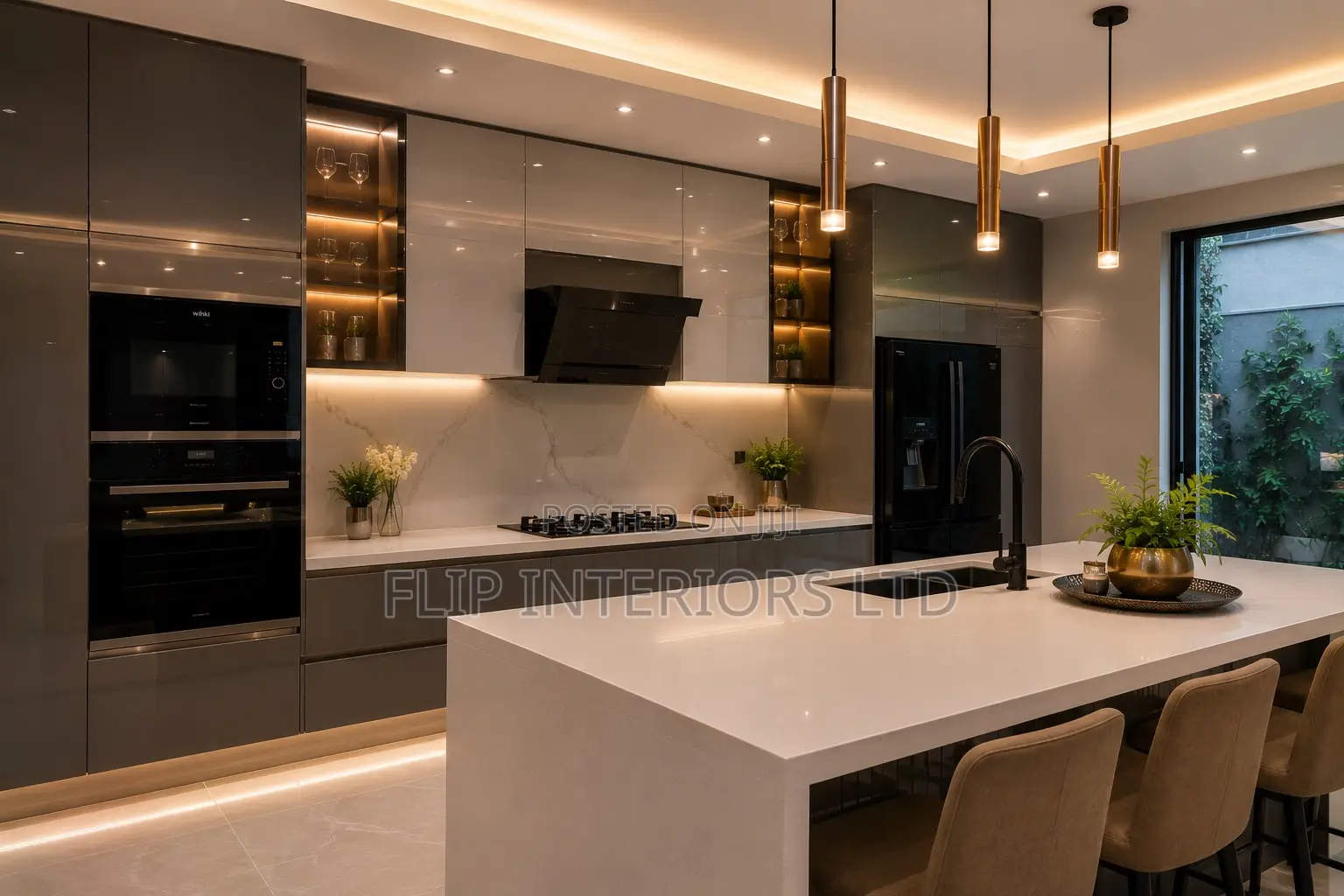 Luxury Kitchen Acrylic Cabinet Remodeling Solutions