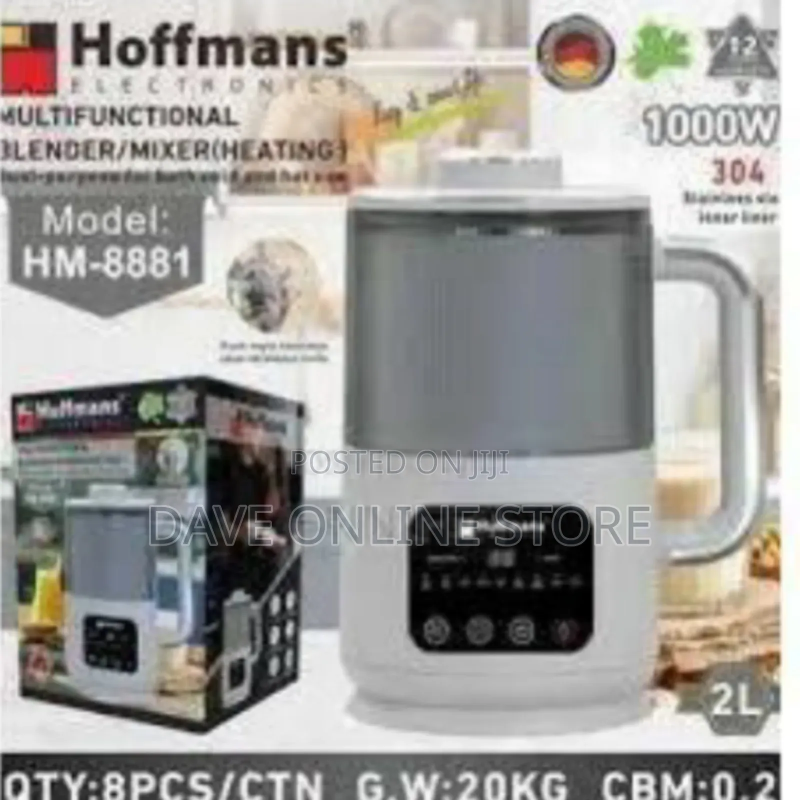 Hoffmans Multifunctional Heating Blender and Mixer