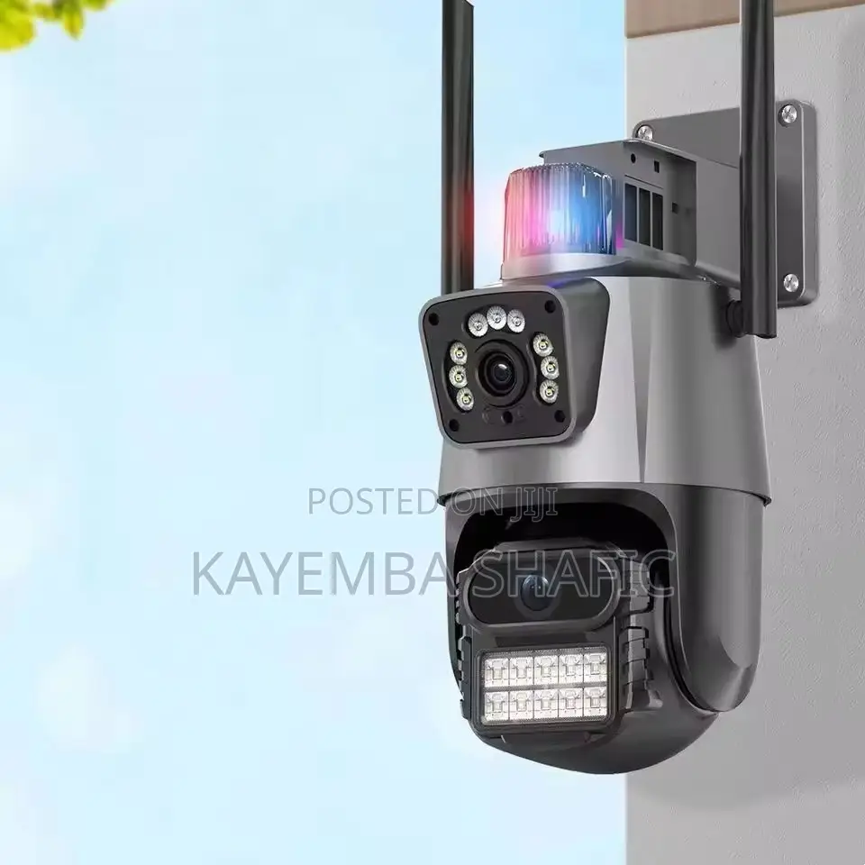 Dual Lens Wifi PTZ Security Camera - Dual Screen Full Hd