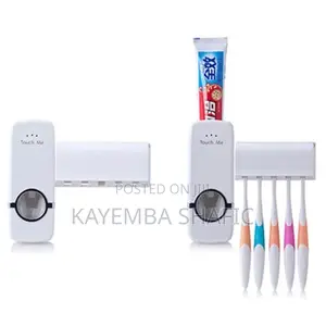 Jx-200 Touch Me Automatic Toothpaste Dispenser Toothbrush Holder