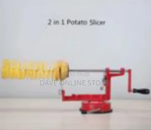 Manual 2-in-1 Spiral French Fry Potato Slicer