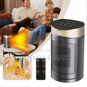 Portable PTC Ceramic Fan Space Heater With Remote Control