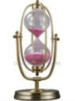 Elegant Swiveling Hourglass Timer With Antique-Style Stand