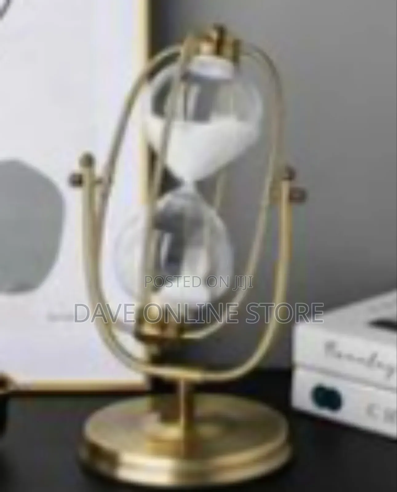 Elegant Swiveling Hourglass Timer With Antique-Style Stand
