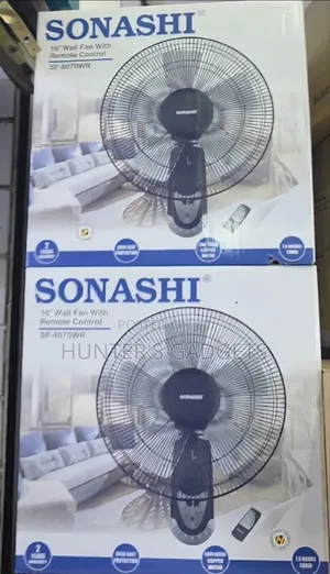 Sonashi Wall Fan With Remote Control Brand New