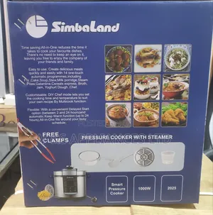7l Simbaland Pressure Cooker With Steamer