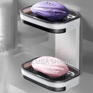 Double Tray Wall Mount Soap Dish