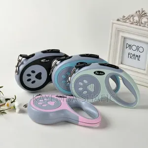 3m 5m Dog Leash for Small Dogs Cats Retractable Durable Paw Design