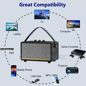 Black-Duel 2.5-Inch Retro Speaker Portable Bluetooth Speaker