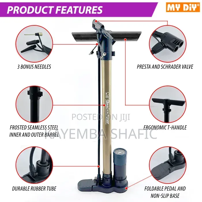 Buster Multifunctional Floor Pump