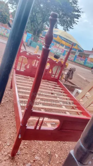 5by6 Wooden Bed In Good Shape On Quick Sale