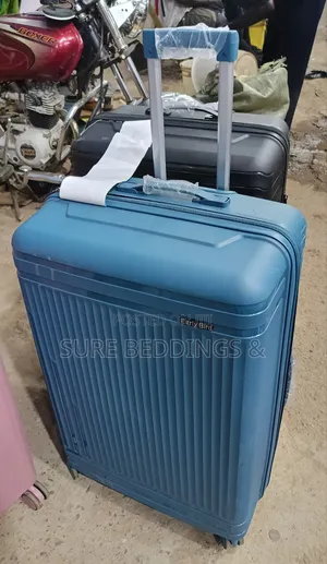 Blue Big Size Rubber Suitcase