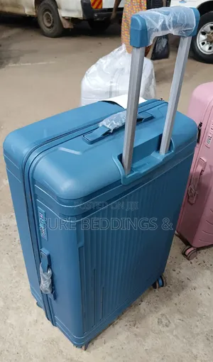 Blue Big Size Rubber Suitcase