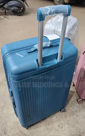 Blue Big Size Rubber Suitcase