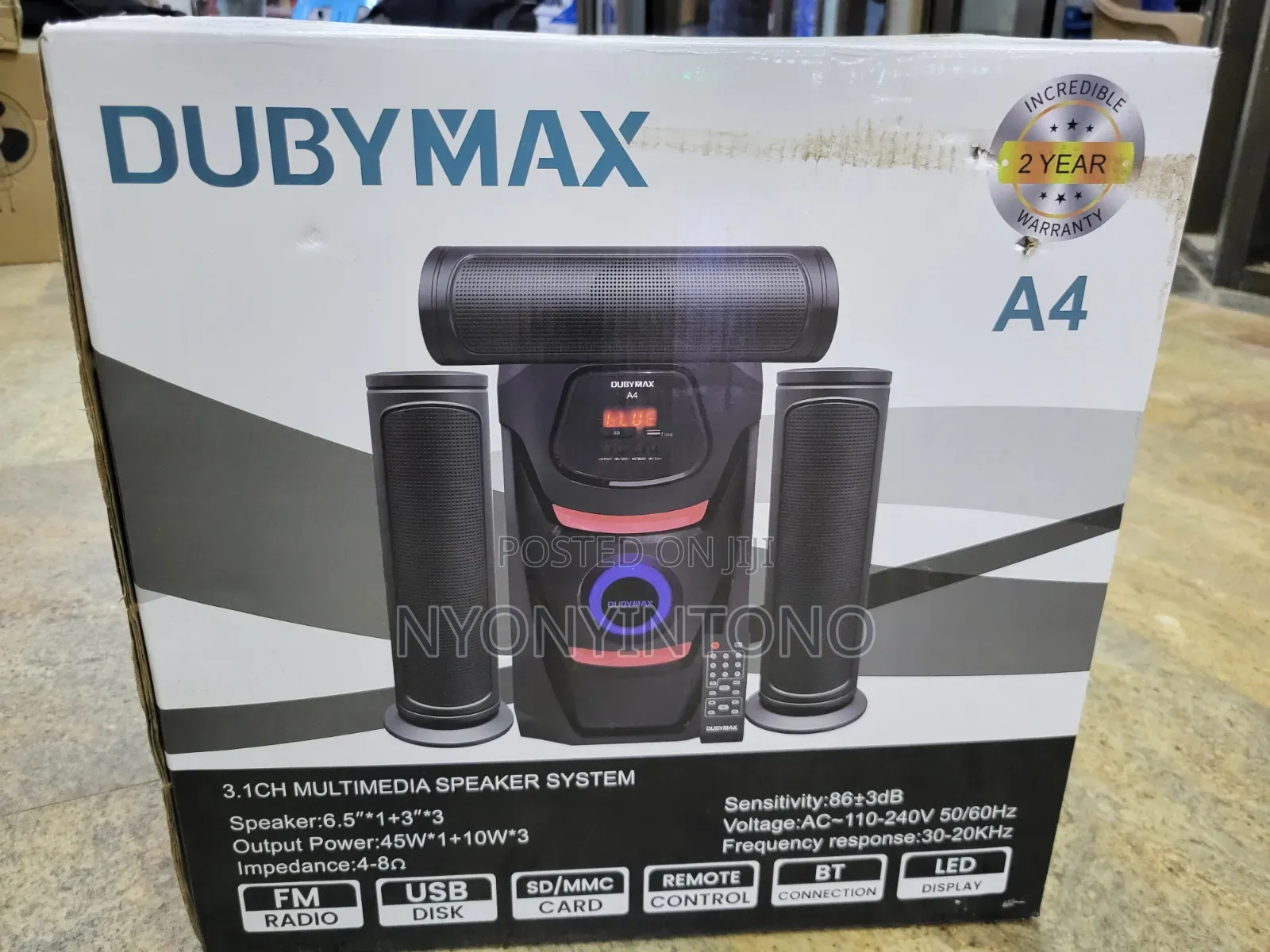 3.1ch Dubymax A4 Multimedia Speaker