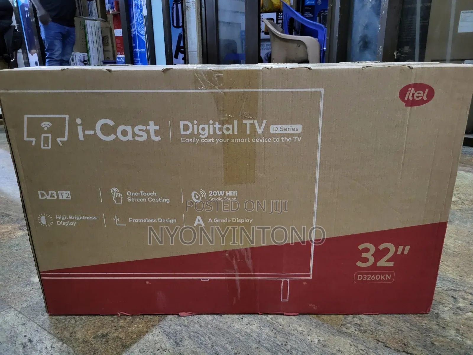 Itel 32" Digital Tv With Inbuilt Free to Air Decoder