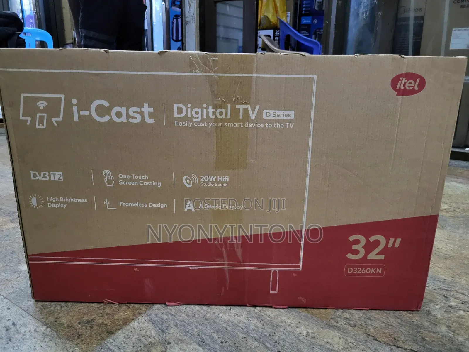 Itel 32" Digital Tv With Inbuilt Free to Air Decoder