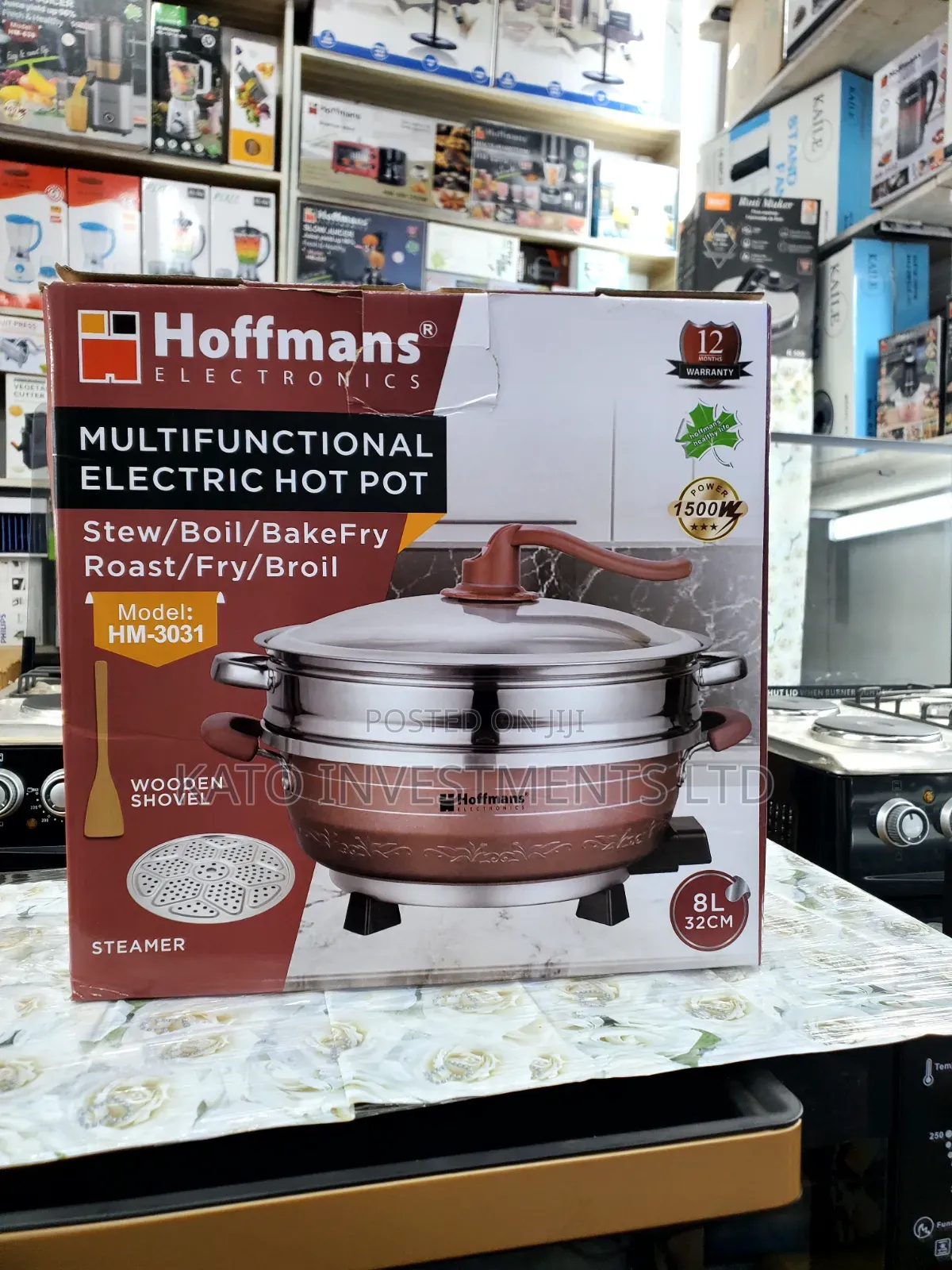 Multifunctional Electric Hot Pot 8l With Steamer