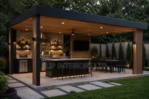 Elegant Garden Gazebo Barbecue Kitchen Solutions