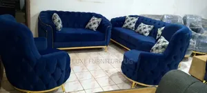 Executive Sofa7seater Blue
