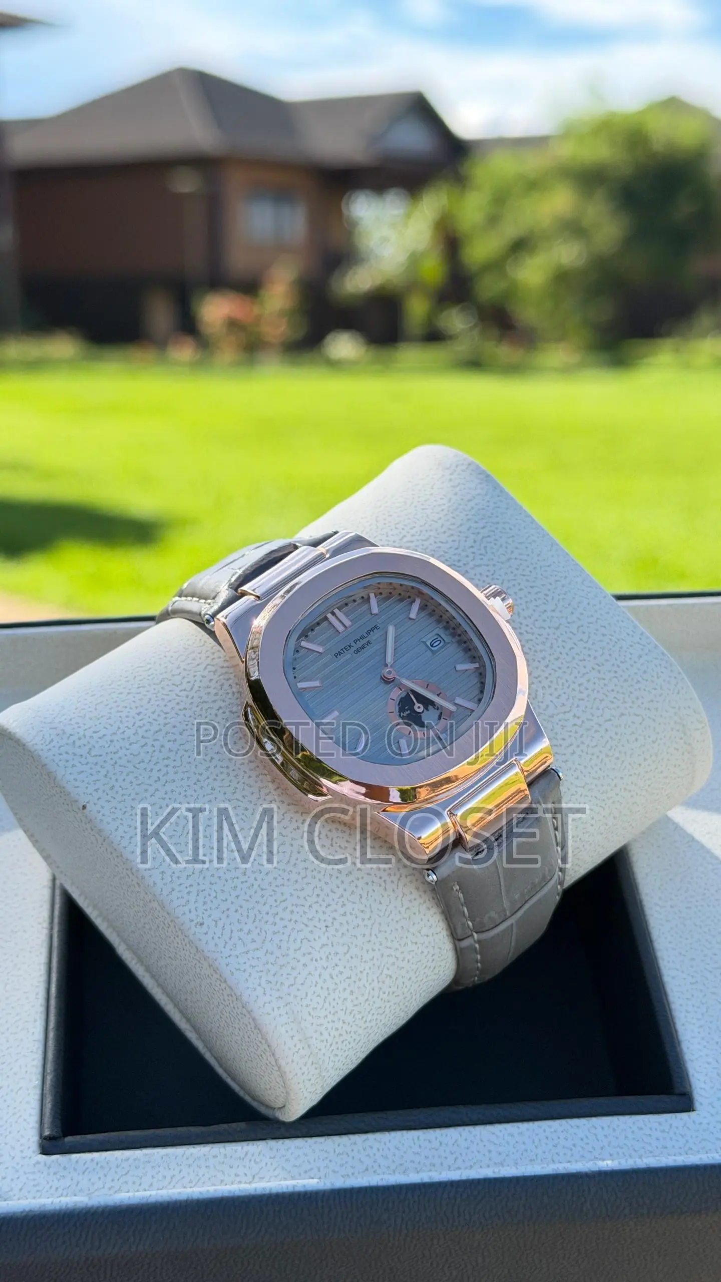 Patek With Gray Leather