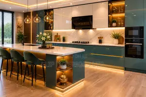 Luxury Modern Acrylic Kitchen Interior Finishing Solutions