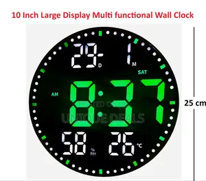10-Inch (25 Cm) Led Digital Wall Clock