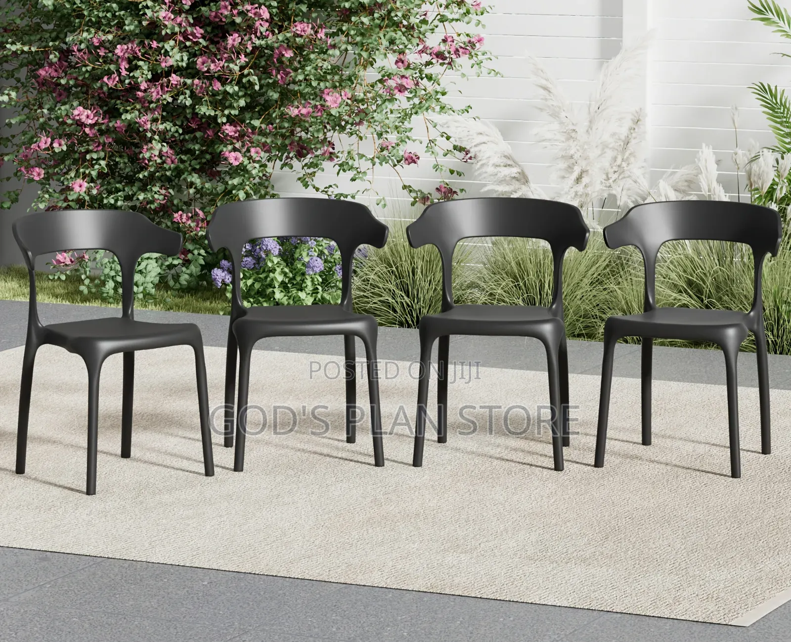 C-Backerest Classic Plastic Chairs Plastic Chairs 1pc