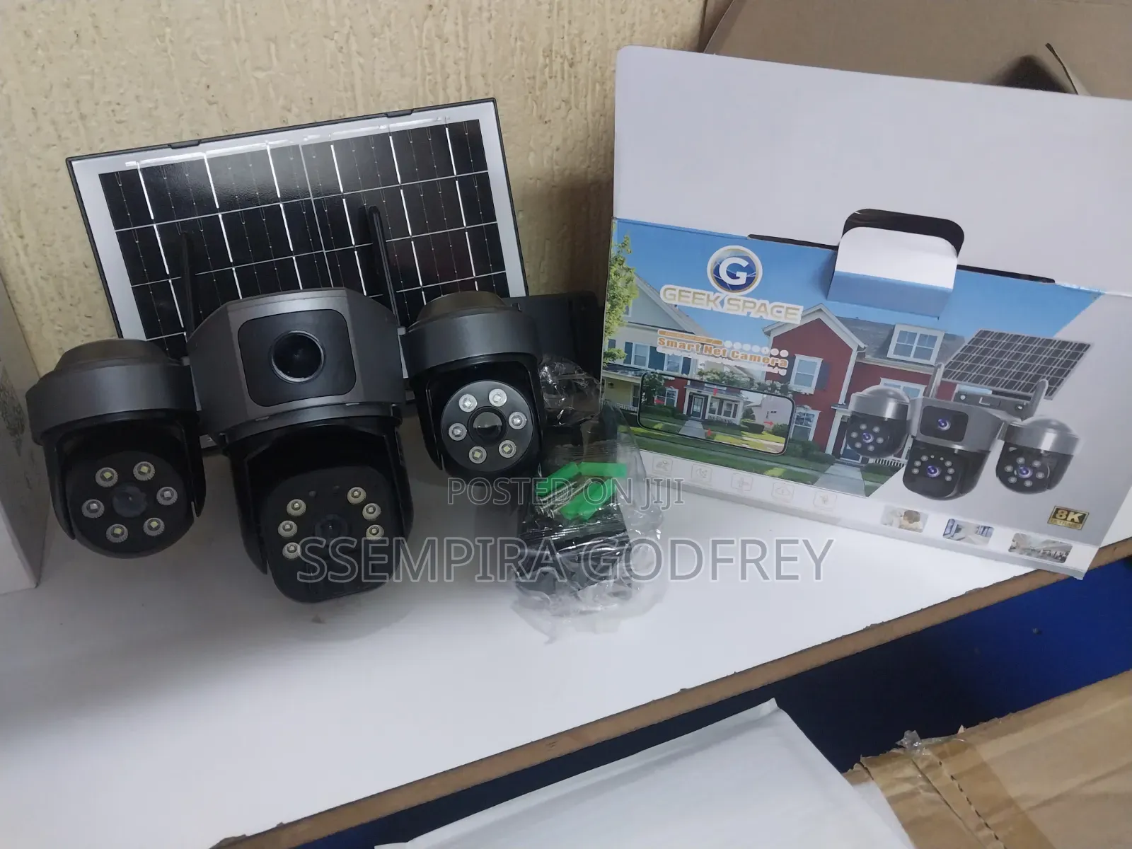 Motion Sensor Survillance Security Camera 3lens