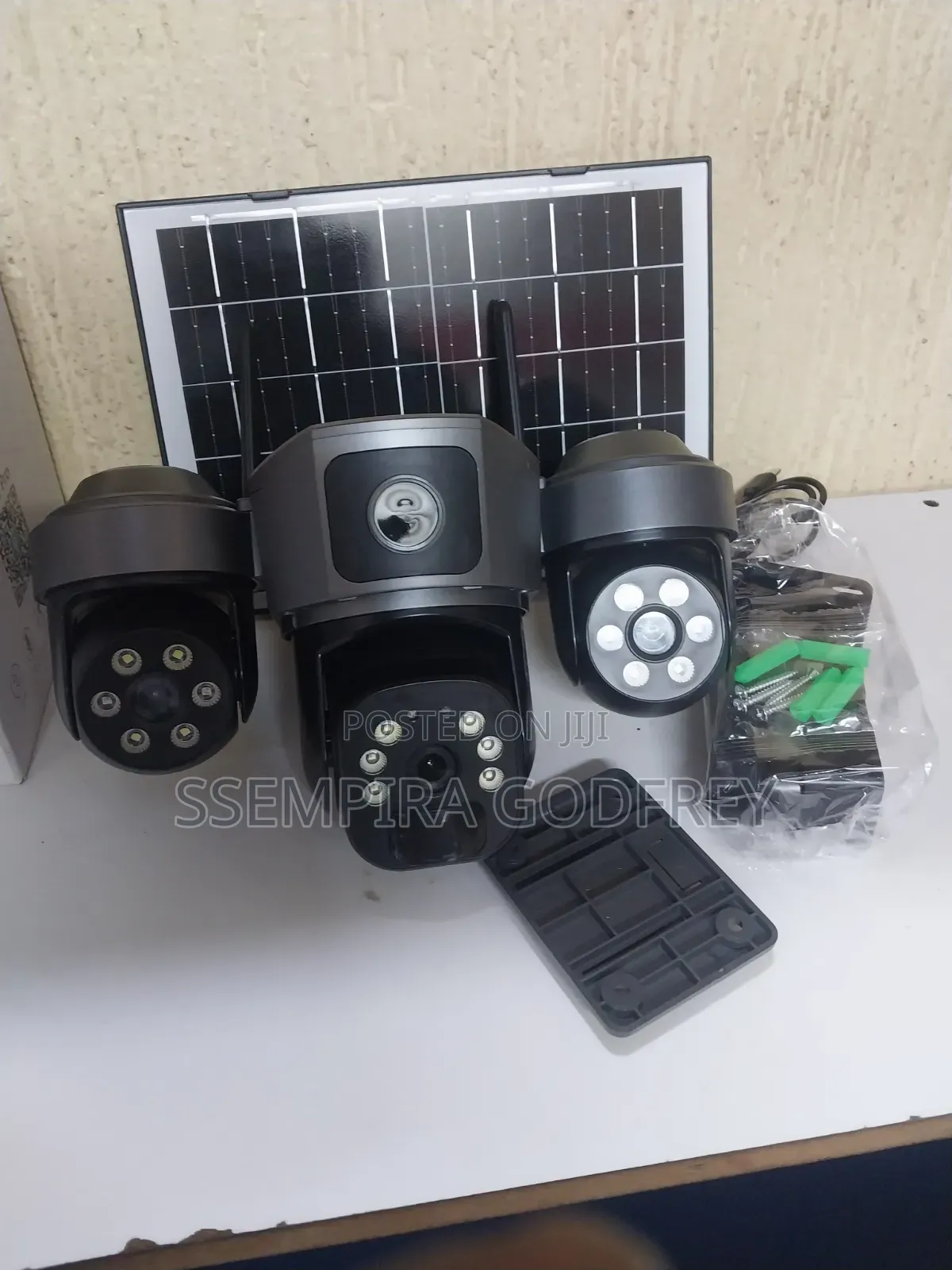 Motion Sensor Survillance Security Camera 3lens