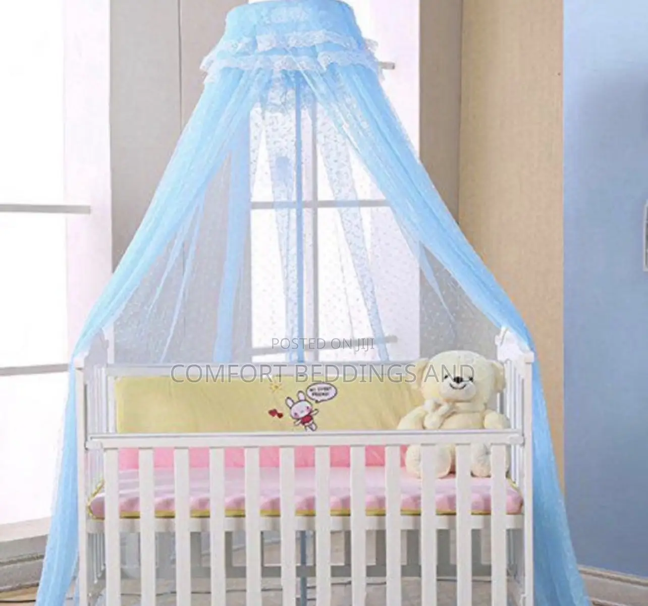 Baby Cot Mosquito Net Blue