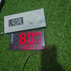Large Digital Wall Clock,16 Inch Digital Wall Clock With Time Date