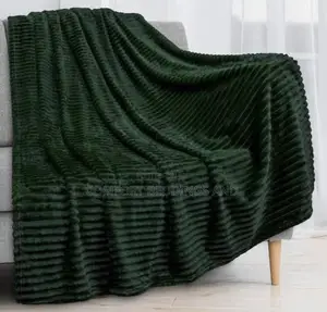 Soft Throw Blankets Forest Green
