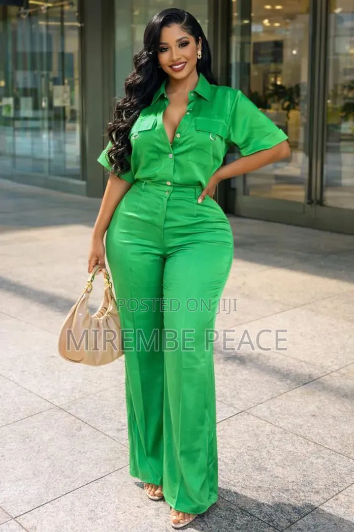 Satin Two-Piece
