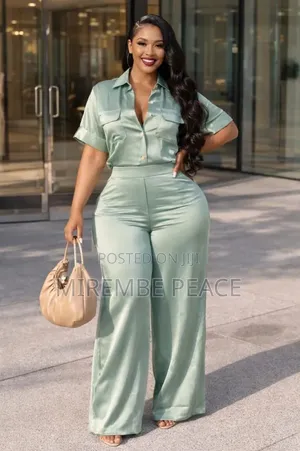 Satin Two-Piece