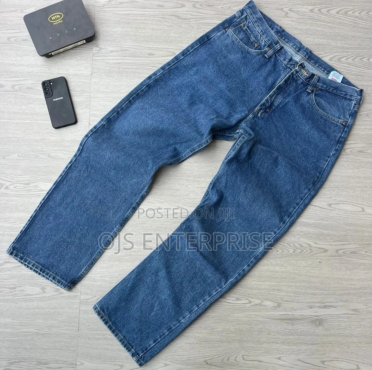 Quality Plain Buggy Jeans