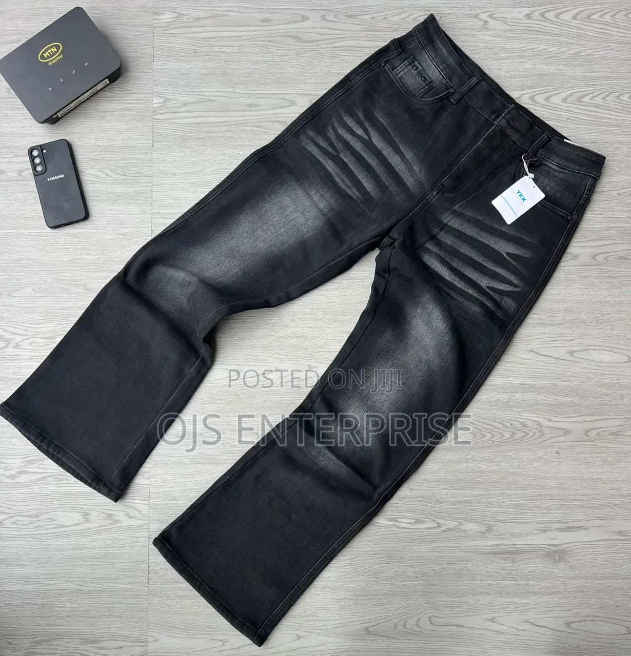 Quality Plain Buggy Jeans