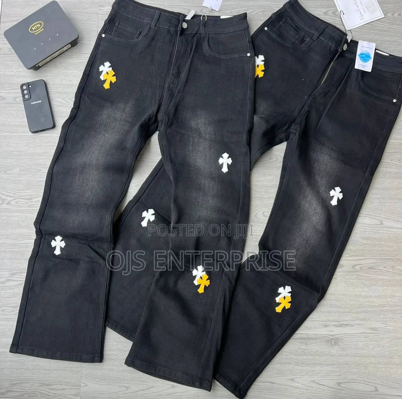 Quality Plain Buggy Jeans