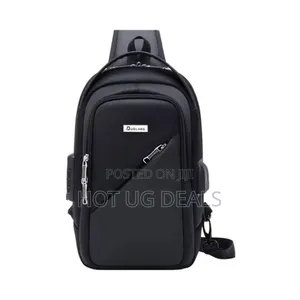 Duslang Crossbody, Shoulder Backpack Chest Bags With Usb Charger Port