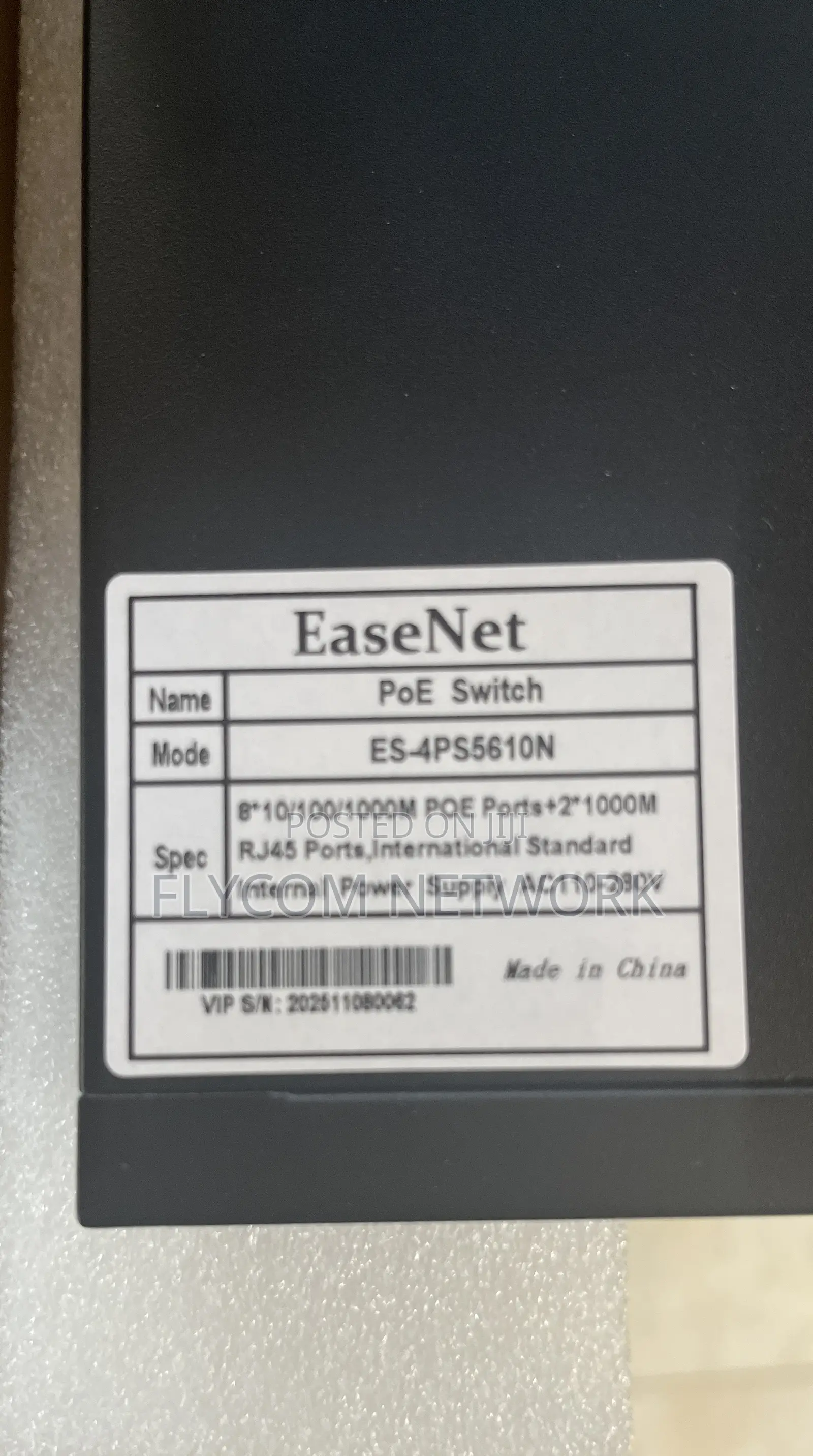 Poe 8 Port Switch (Gigabit)