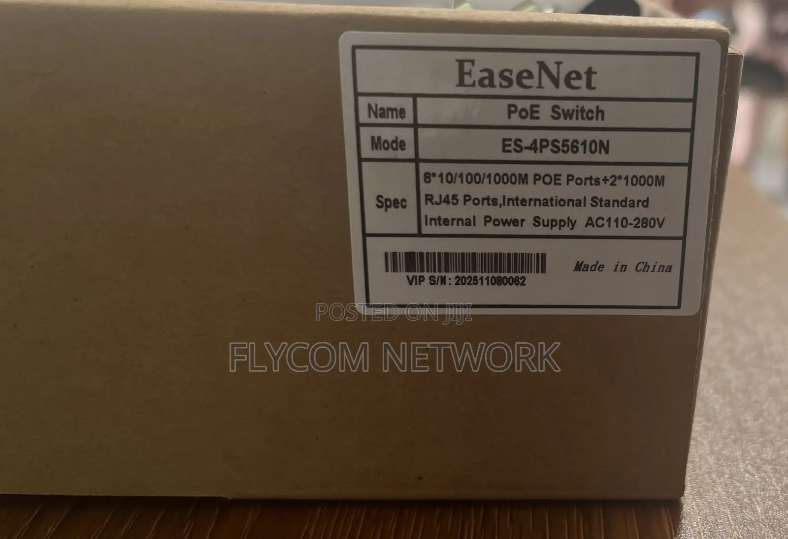 Poe 8 Port Switch (Gigabit)