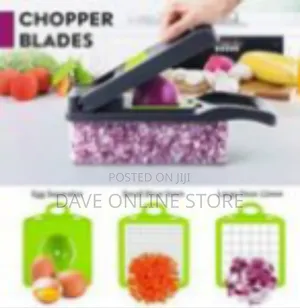 Multi-Functional Manual Vegetable and Food Chopper With Collection