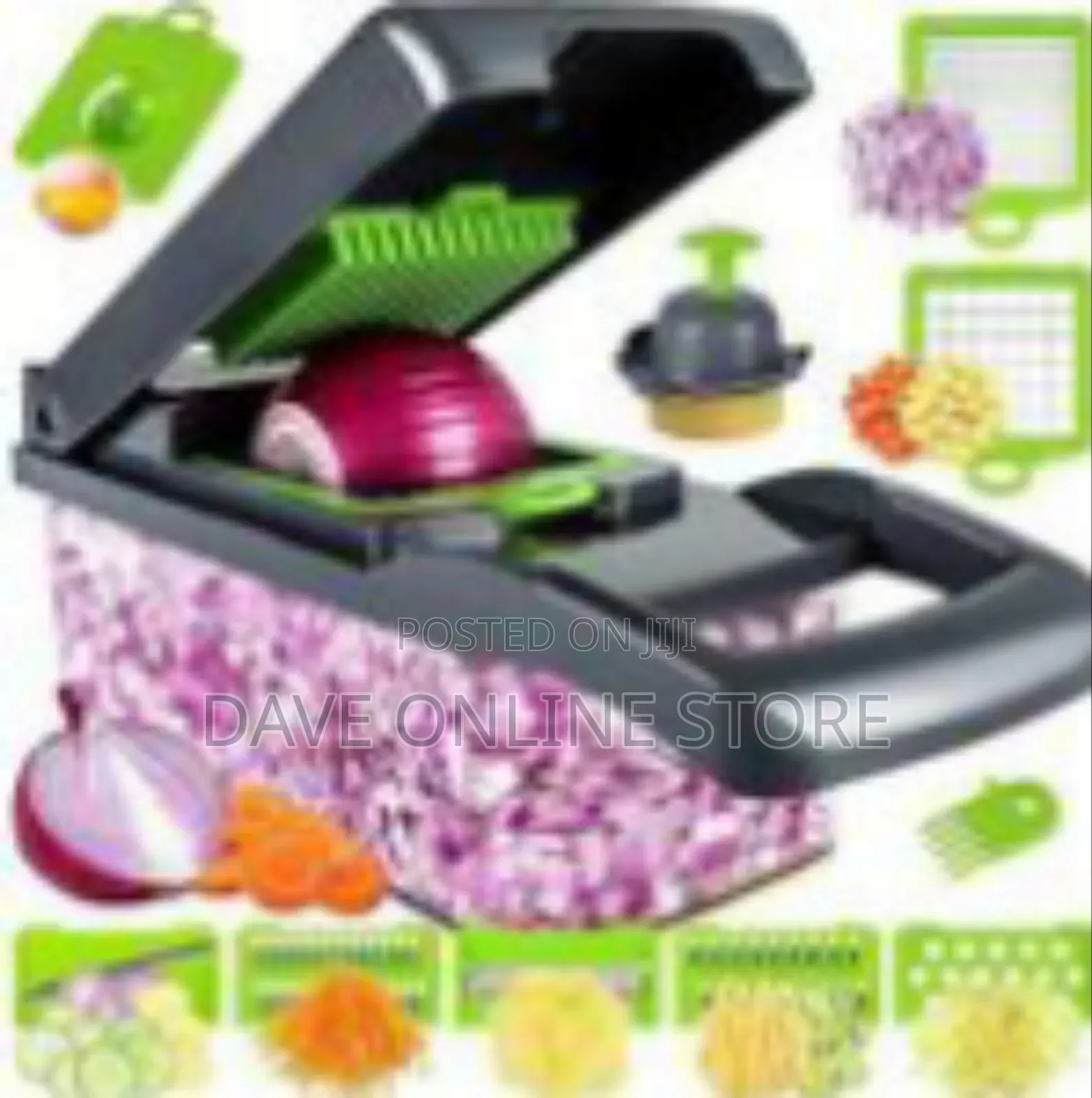 Multi-Functional Manual Vegetable and Food Chopper With Collection