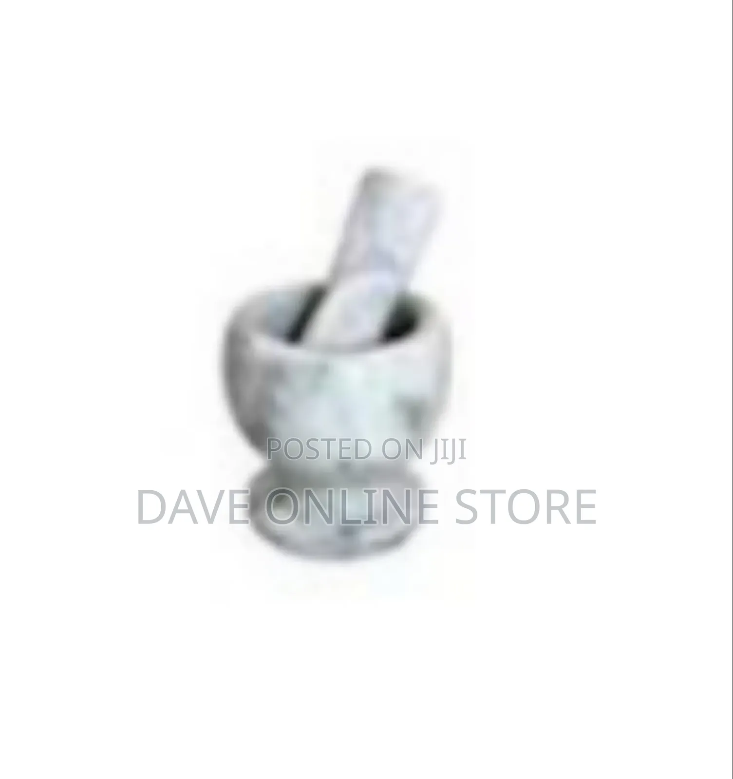 Elegant Natural Marble Mortar and Pestle Set