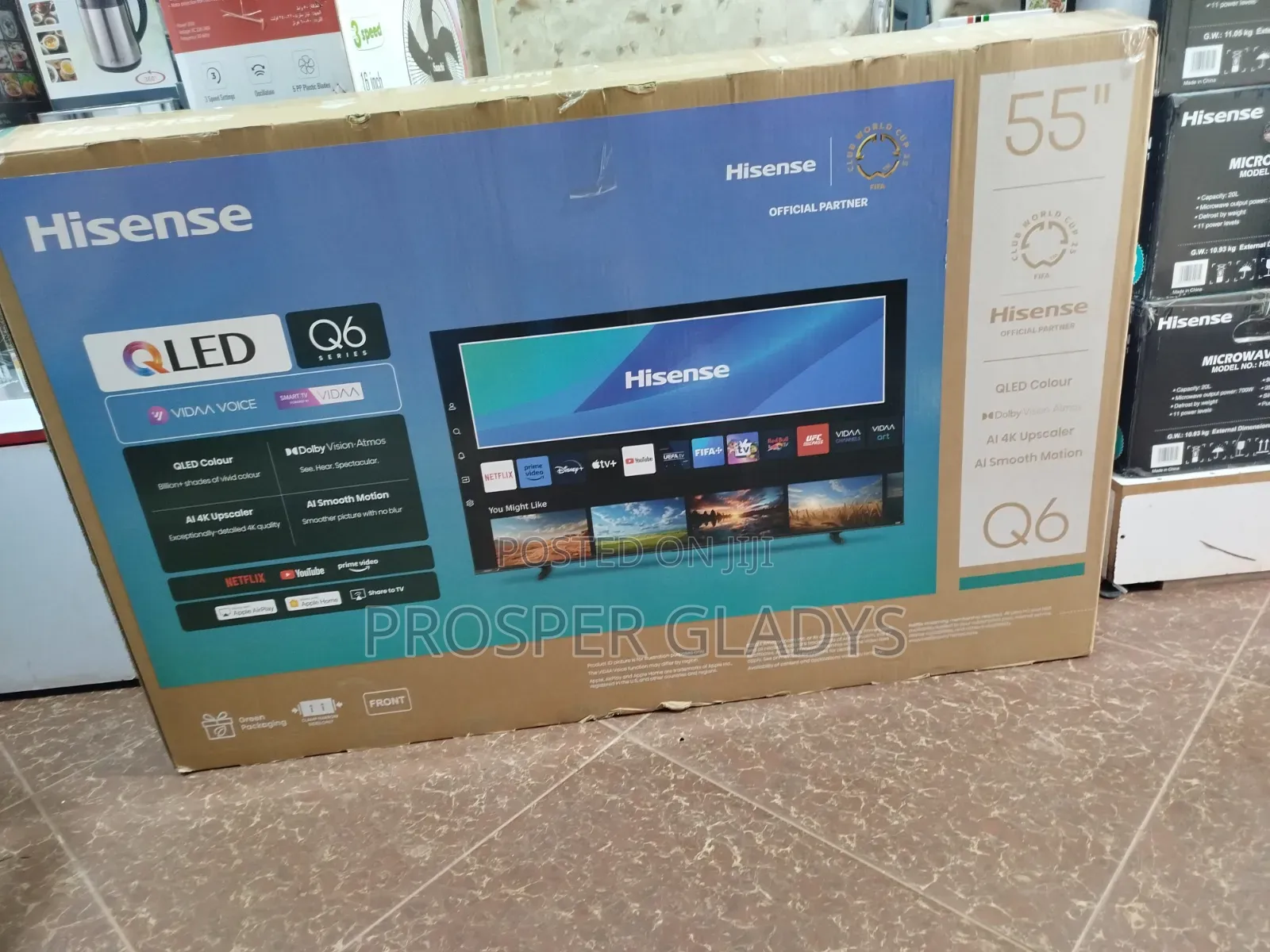Hisense 55 Qled Uhd Digital Flat Screen Flameless.